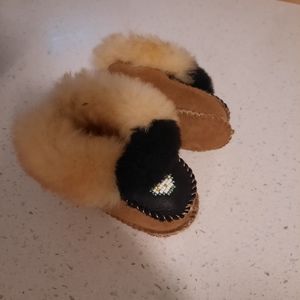 BN infant Moccasins. Made in Canada. Artisan